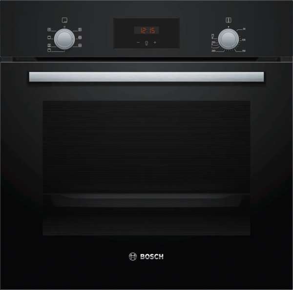 BOSCH HBF133BA0 Serie 2 Einbau-Backofen 60 x 60 cm Schwarz